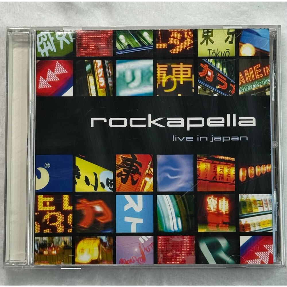 Rockapella – Live in Japan CD (2004) Autographed Signed A Cappella Tour Album